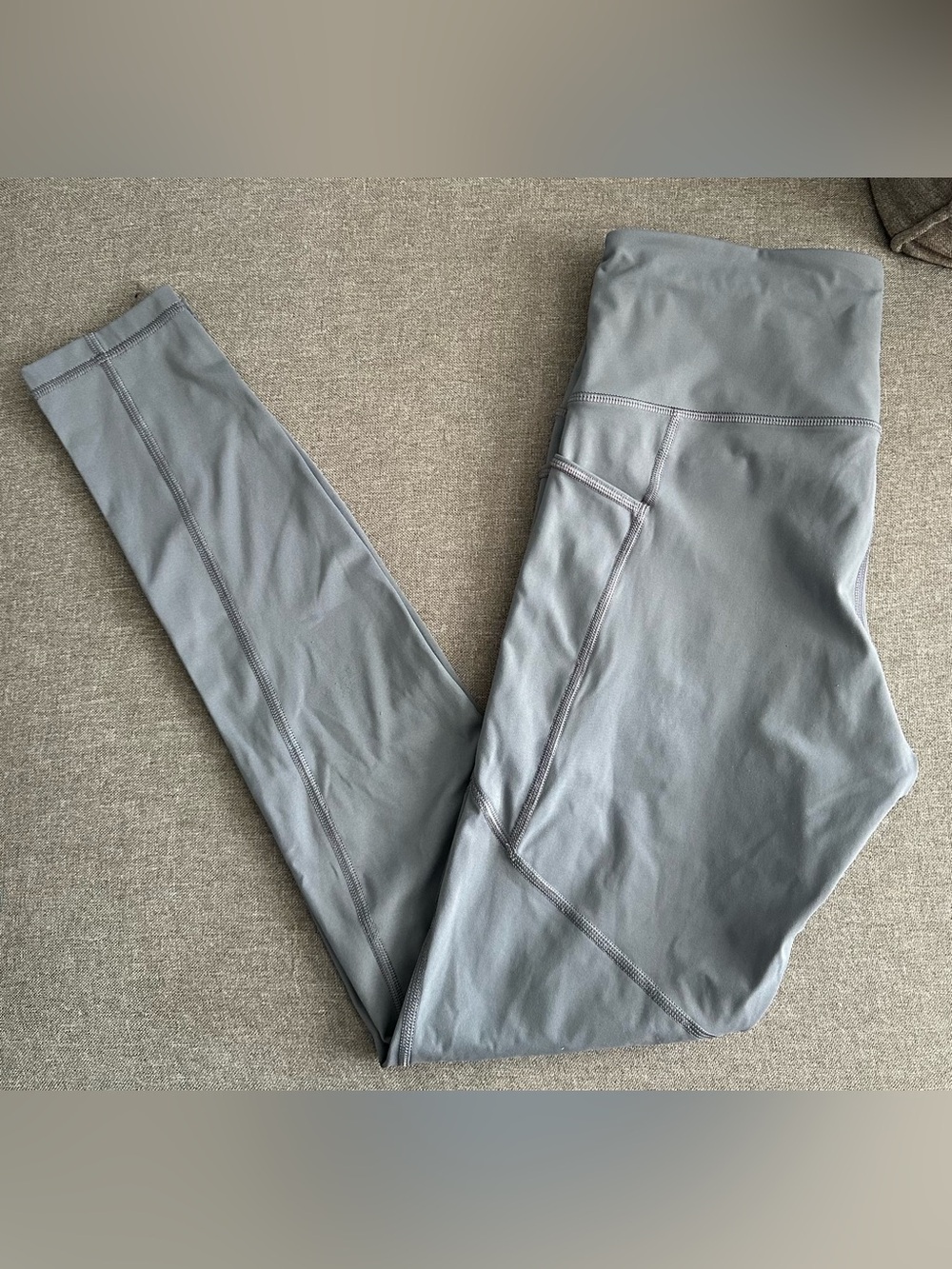 CRZ YOGA Women's High-Waist Gray Active Leggings